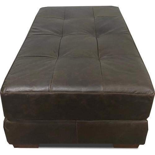 9945 Ottoman in Java Ancient Top Grain Leather
